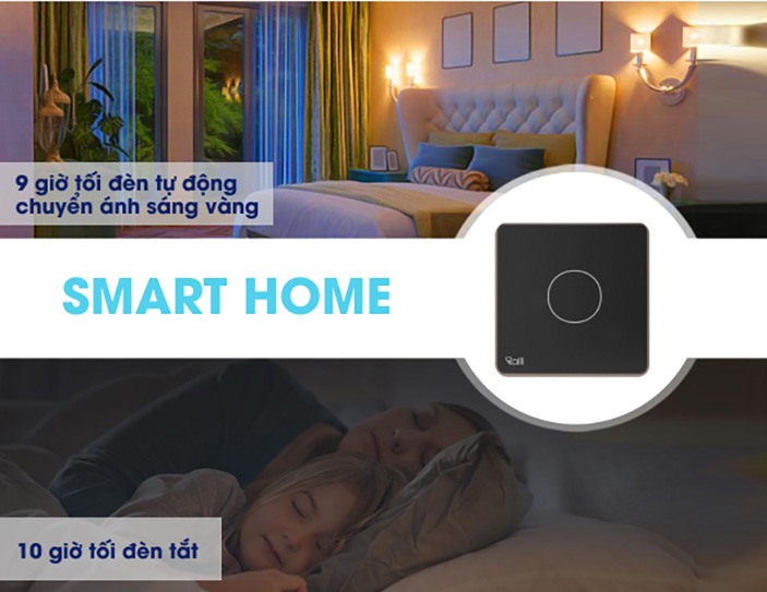 Công tắc thông minh Rạng Đông CTCU.BLE V.01T Công tắc thông minh Rạng Đông CTCU.BLE V.01T