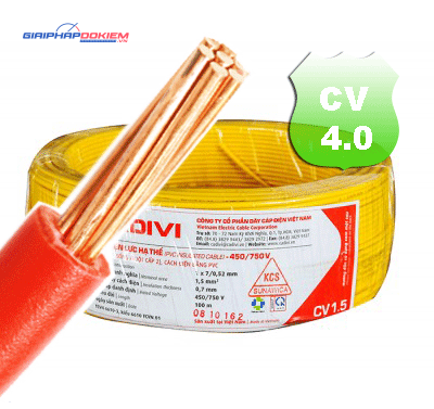 Dây cáp điện Cadivi CV-4 5 Dây cáp điện Cadivi CV-4