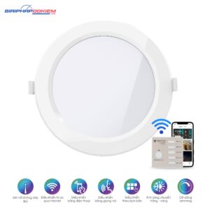 Đèn LED panel tròn đổi màu Bluetooth Rạng Đông PT04.BLE 110/9W