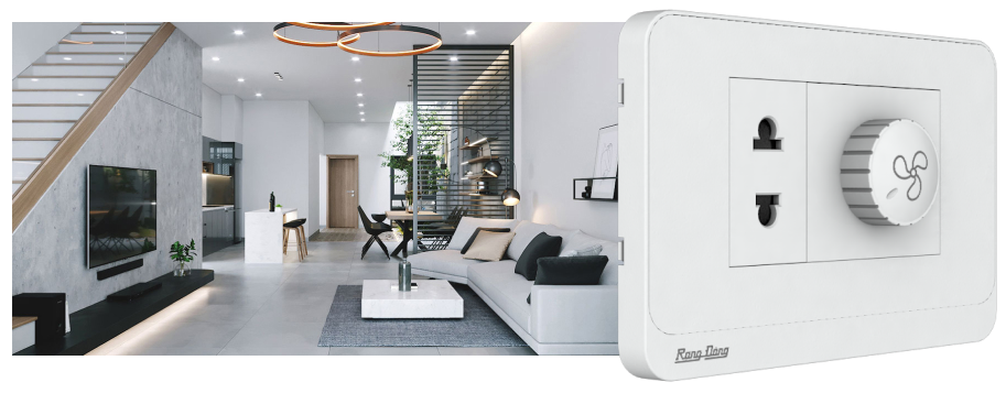 Hạt Ổ Cắm Âm Tường Rạng Đông HOC01 1C/16A Hạt Ổ Cắm Âm Tường Rạng Đông HOC01 1C/16A