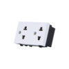 Hạt ổ cắm âm tường Rạng Đông HOC02 2C/16A