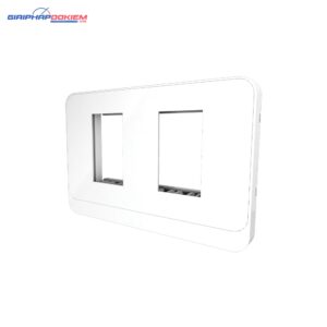 Mặt công tắc ổ cắm âm tường Rạng Đông MOC01 80x120x9/2H