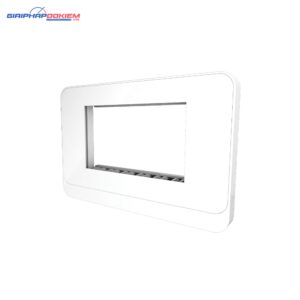 Mặt công tắc ổ cắm âm tường Rạng Đông MOC01 80x120x9/3H