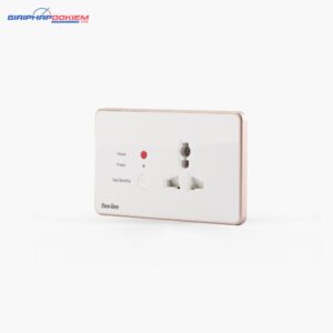 Ổ cắm âm tường chống giật Rạng Đông OCAT01 1C/16A