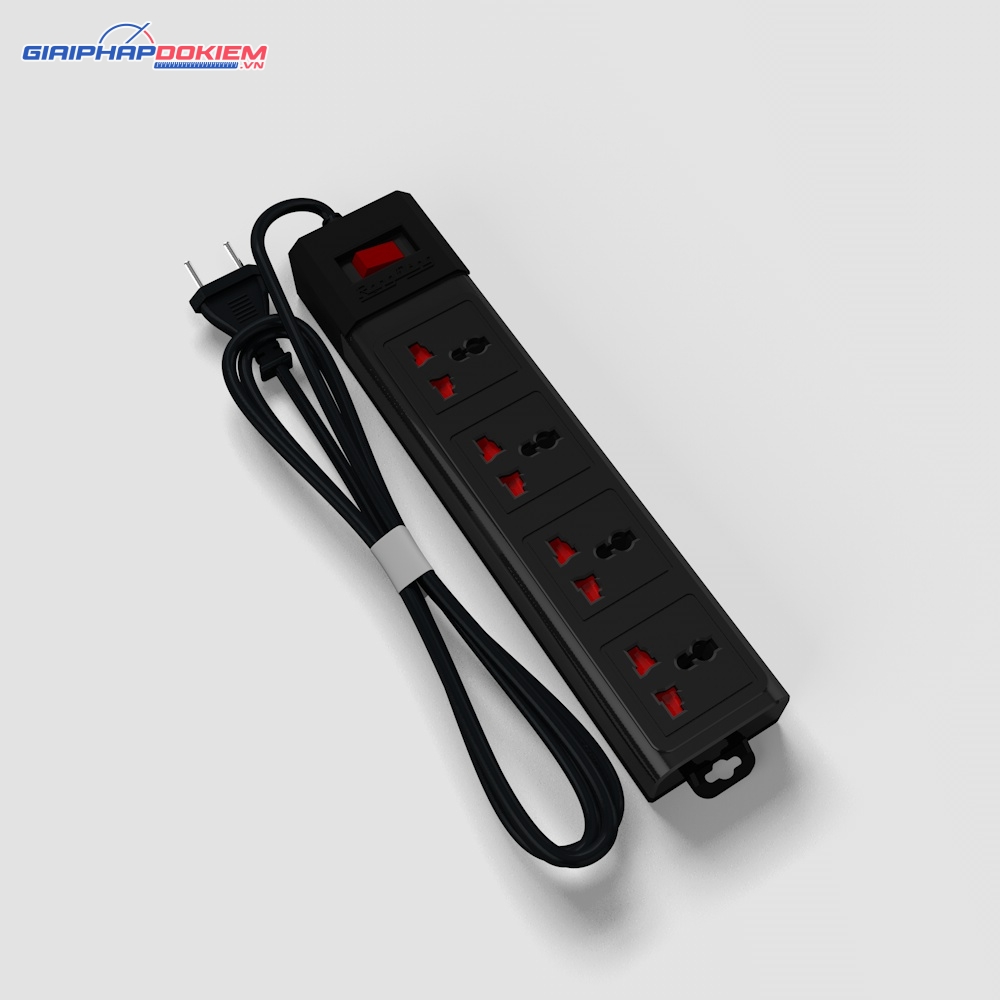 Ổ cắm đa năng 3m Rạng Đông OC02 4C/3M/10A 1 Ổ cắm đa năng 3m Rạng Đông OC02 4C/3M/10A