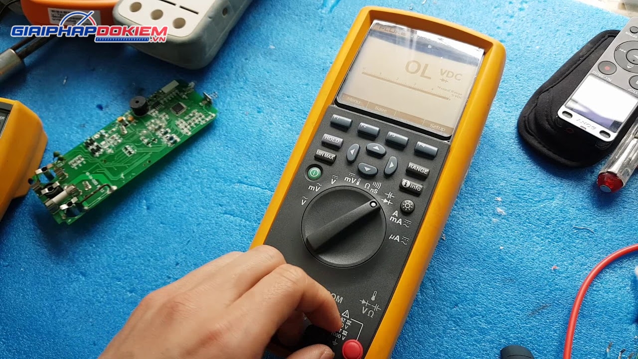 Đồng hồ vạn năng có hiển thị biểu đồ FLUKE 287 (True Rms) 22 Đồng hồ vạn năng có hiển thị biểu đồ FLUKE 287 (True Rms) - Ảnh 7