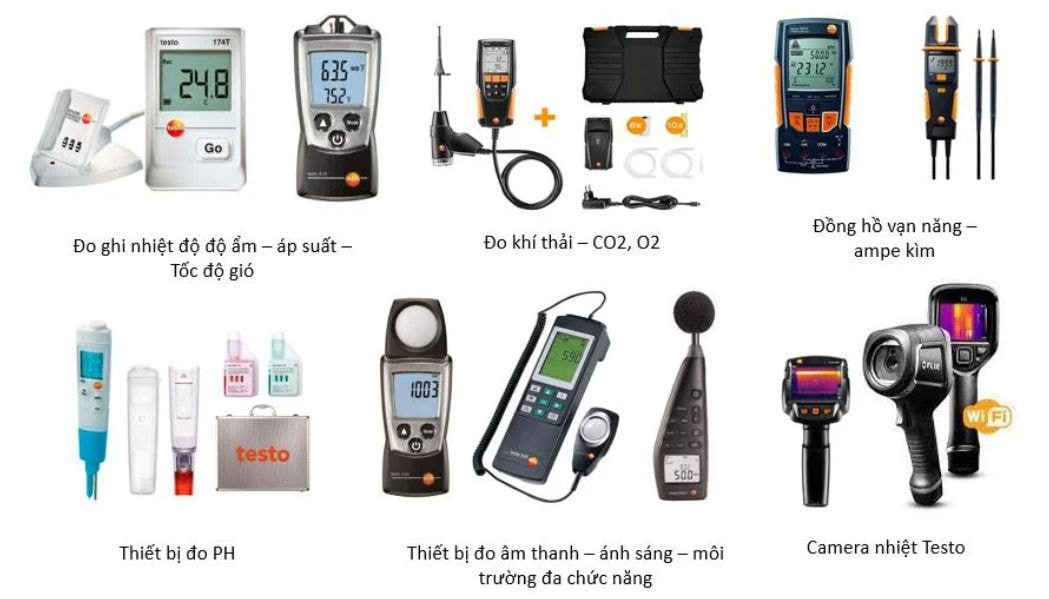 Đại lý Testo Việt Nam: Cung cấp hàng chính hãng, giá tốt, nhiều ưu đãi hấp dẫn 7 Các sản phẩm thiết bị đo lường Testo
