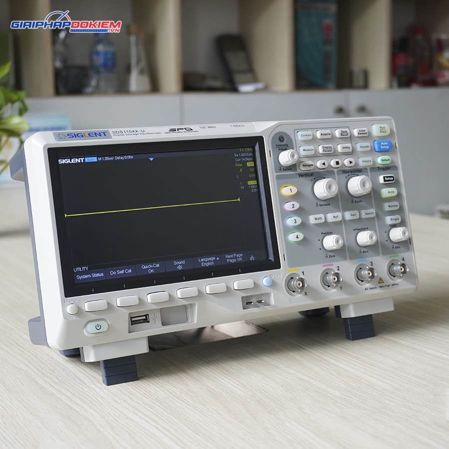 Máy hiện sóng Oscilloscope Siglent SDS1104X-U 4 Máy hiện sóng Oscilloscope Siglent SDS1104X-U - Ảnh 2