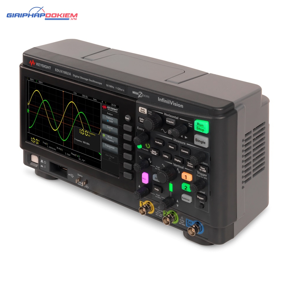 Máy Hiện Sóng Số KEYSIGHT EDUX1052A (50 MHz, 2 kênh, 1 GSa/s) 3 Máy Hiện Sóng Số KEYSIGHT EDUX1052A (50 MHz, 2 kênh, 1 GSa/s)