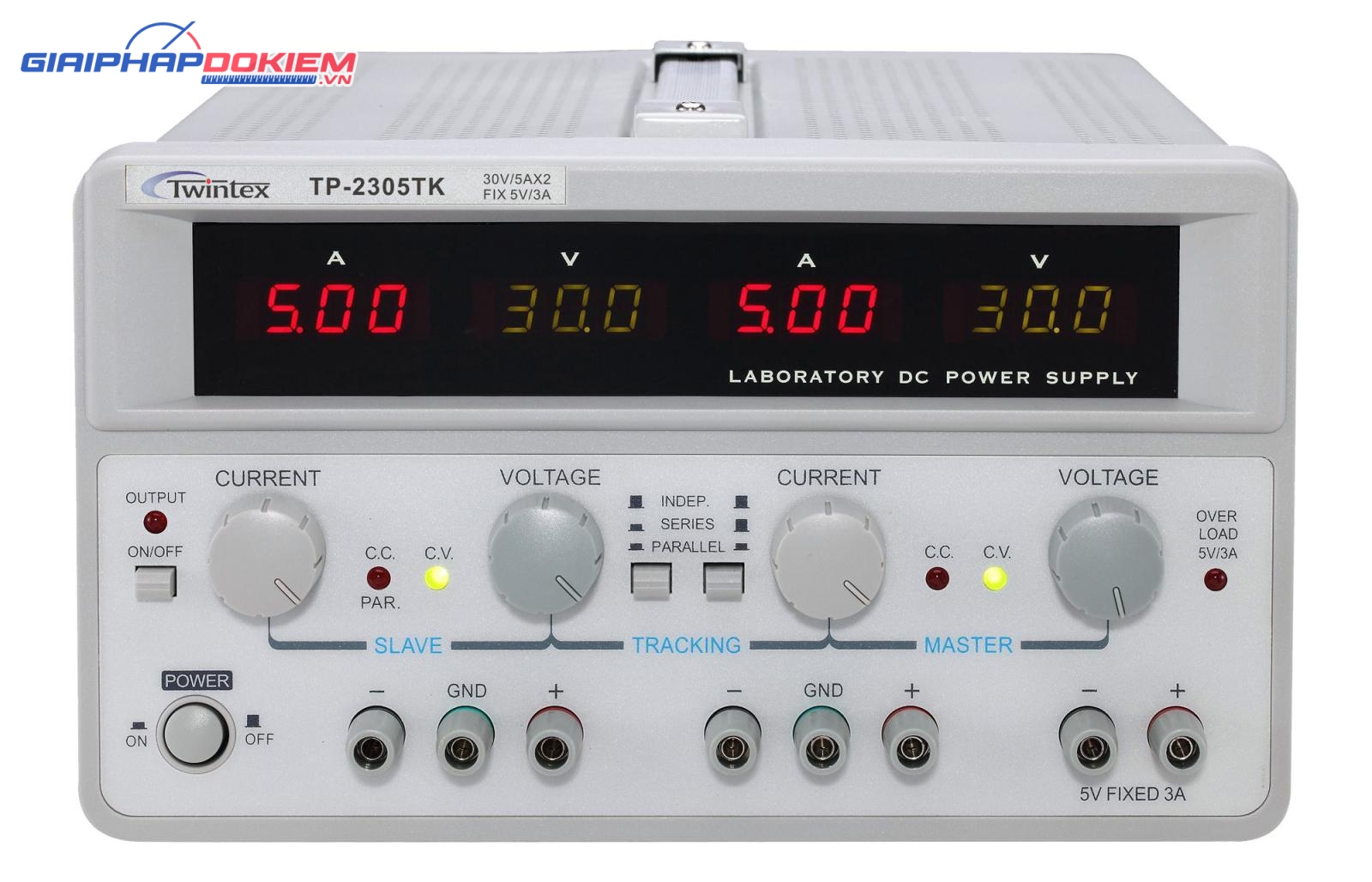 Nguồn một chiều (DC) Twintex TP2305TK, 3CH, 30V/5A/3A 4 Nguồn một chiều (DC) Twintex TP2305TK, 3CH, 30V/5A/3A - Ảnh 2