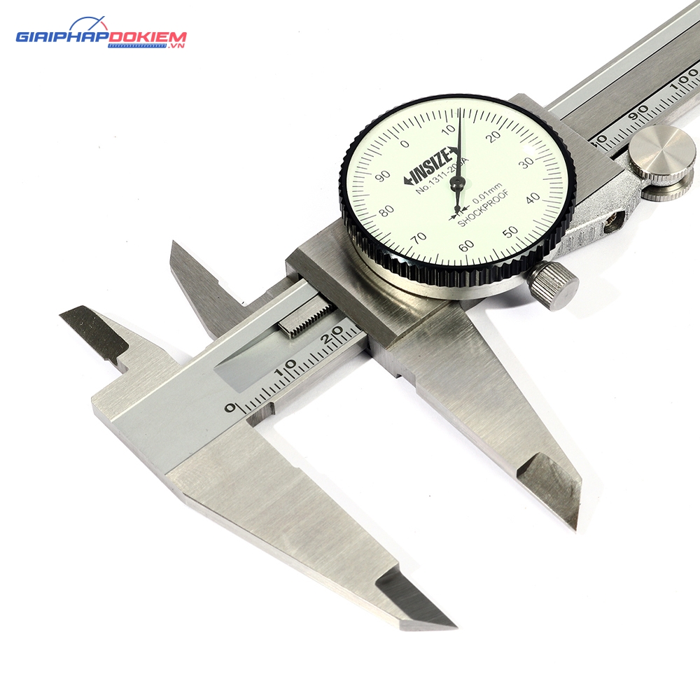 Thước cặp đồng hồ INSIZE 1311-200A (0-200mm / 0.01mm) 3 Thước cặp đồng hồ INSIZE 1311-200A (0-200mm / 0.01mm)