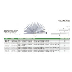 Căn lá INSIZE 4602-32 6 Căn Lá Insize 4602-13A (0.03-0.50mm)