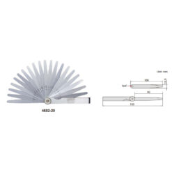Căn lá INSIZE 4602-32 5 Căn Lá Insize 4602-13A (0.03-0.50mm)