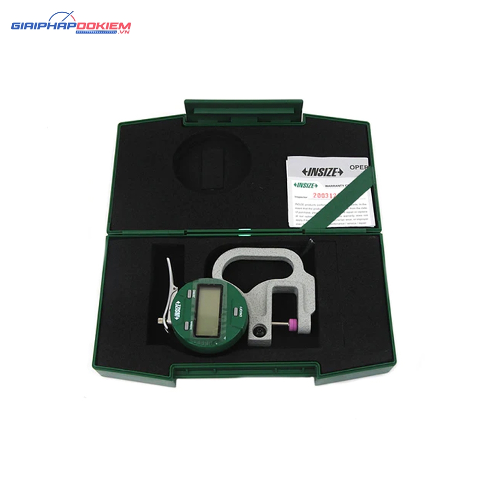 Đồng hồ đo độ dày vật liệu điện tử Insize 2871-10, 0-10mm/0.0005 3 Đồng hồ đo độ dày vật liệu điện tử Insize 2871-10, 0-10mm/0.0005
