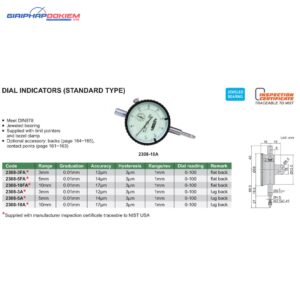 Đồng hồ so Insize 2308-10A 5 Đồng hồ so Insize 2308-10A