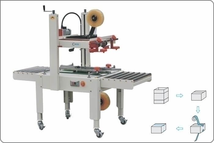 Máy dán thùng carton Mikyo MK-FXJ6050 2 Máy dán thùng carton Mikyo MK-FXJ6050