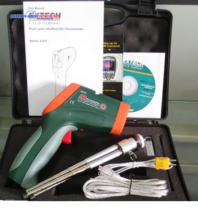 Máy đo nhiệt độ bằng hồng ngoại EXTECH 42570 4 Máy đo nhiệt độ bằng hồng ngoại EXTECH 42570 - Ảnh 2