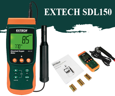 Máy đo oxy hòa tan và ghi dữ liệu Extech SDL150 5 Máy đo oxy hòa tan và ghi dữ liệu Extech SDL150 - Ảnh 3