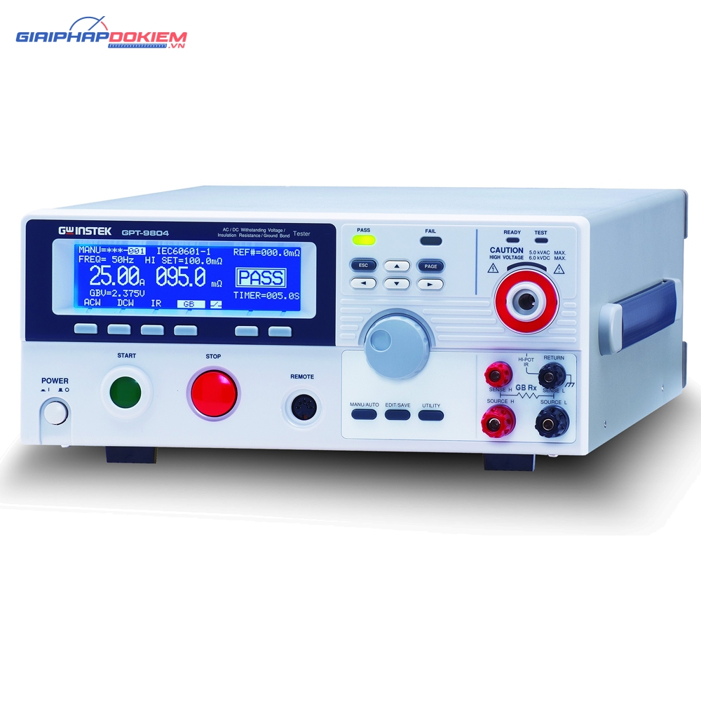 Máy kiểm tra an toàn điện GW Instek GPT-9802 2 Máy kiểm tra an toàn điện GW Instek GPT-9802