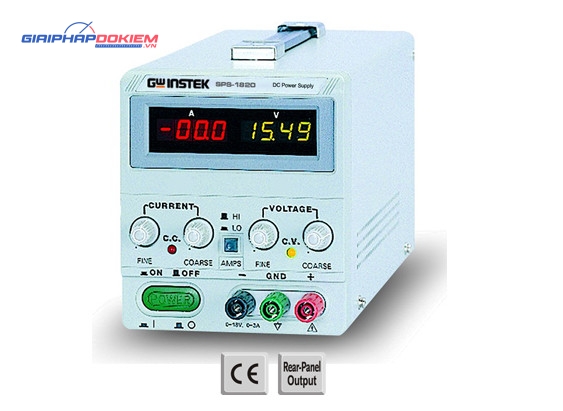 Nguồn DC chuyển mạch GW Instek SPS-1820 2 Nguồn DC chuyển mạch GW INSTEK SPS-606 (60V, 6A, 1CH)