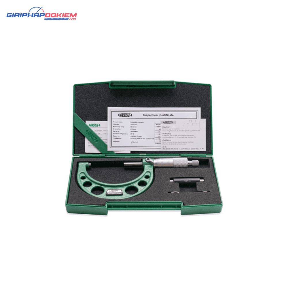 Panme đo ngoài cơ khí 150-175mm Insize 3203-175A 4 Panme đo ngoài cơ khí 150-175mm Insize 3203-175A