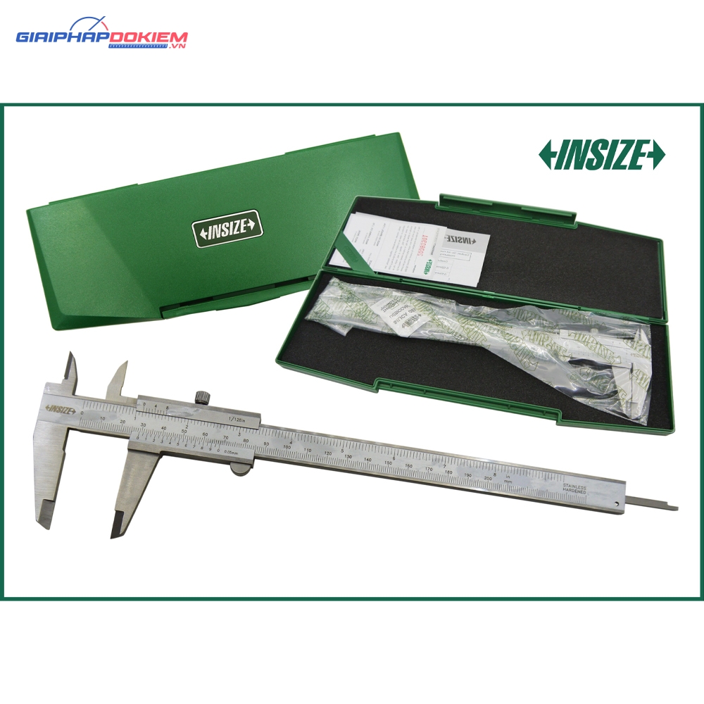 Thước cặp cơ khí INSIZE 1205-150S (0-150mm) 4 Thước cặp cơ khí INSIZE 1205-200S