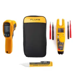 Ampe kìm hiển thị số điện tử AC FLUKE T6-600 38 Fluke T6 600 62MAX 1AC IR Thermometer Current and Voltage Detector 1ac VoltAlert Voltstick and Combo Case Bundle 500x500 1