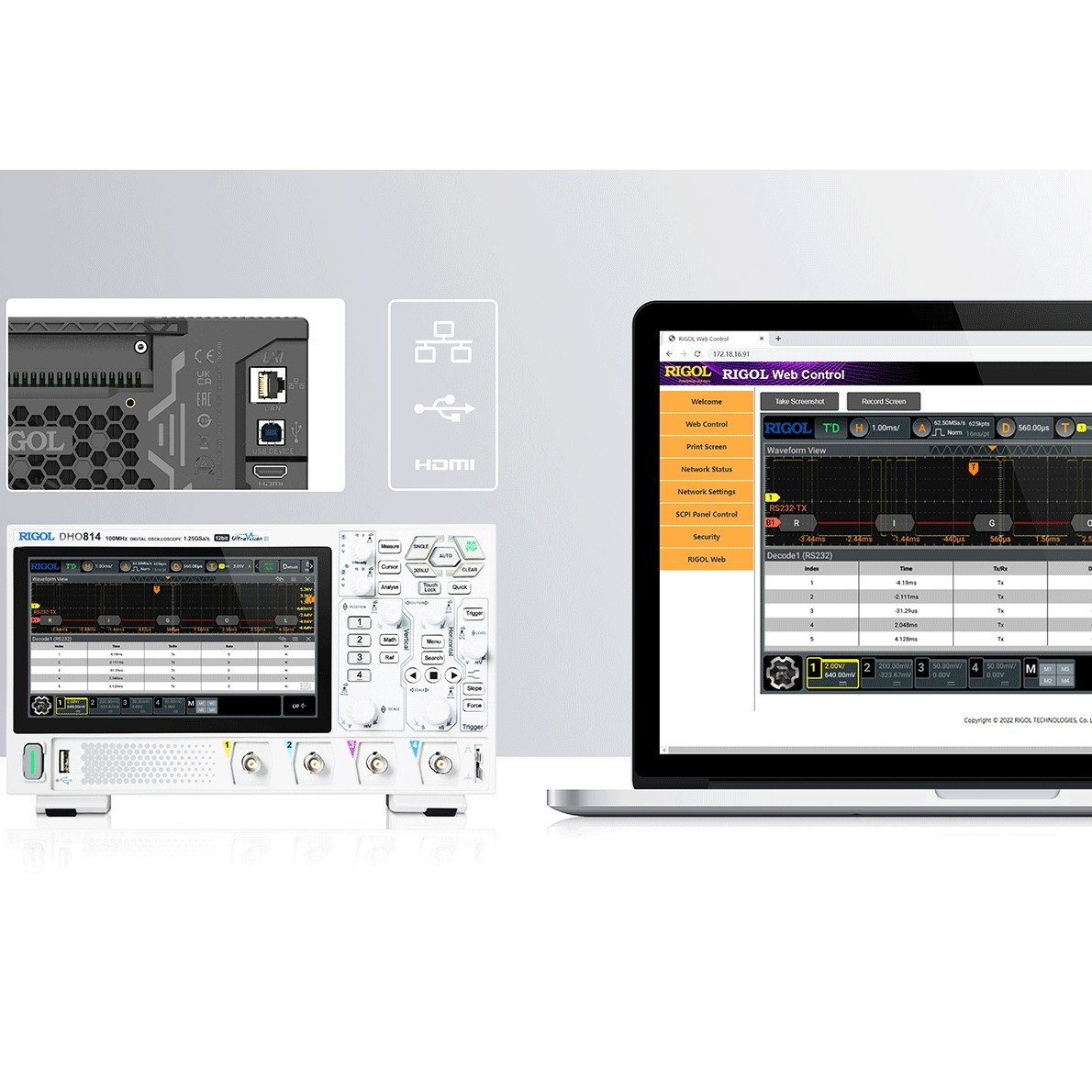 Máy hiện sóng kỹ thuật số Rigol DHO802 16 Máy hiện sóng kỹ thuật số Rigol DHO802 - Ảnh 7