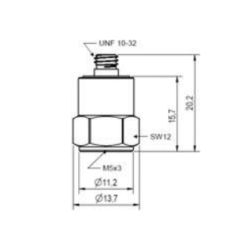 Cảm biến gia tốc MMF KS78C100 10 Cảm biến gia tốc MMF KS78C100