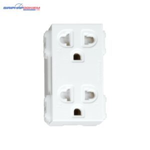 Ổ cắm đôi 3 chấu Panasonic WEV1582-7SW