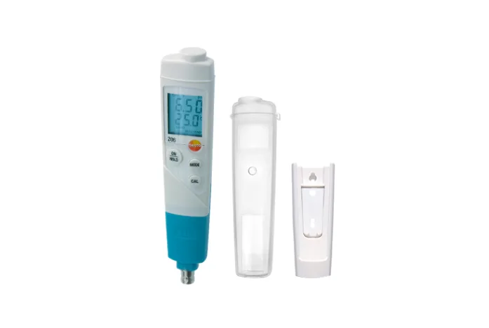 Máy Đo PH, Nhiệt Độ Testo 206-pH3 (0563 2063) (0 ~ 80 °C; 0~14 pH, Instrument kit, chưa bao gồm điện cực) 6 Máy Đo PH, Nhiệt Độ Testo 206-pH3 (0563 2063) (0 ~ 80 °C; 0~14 pH, Instrument kit, chưa bao gồm điện cực) - Ảnh 5