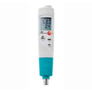 Máy Đo PH, Nhiệt Độ Testo 206-pH3 (0563 2063) (0 ~ 80 °C; 0~14 pH, Instrument kit, chưa bao gồm điện cực)