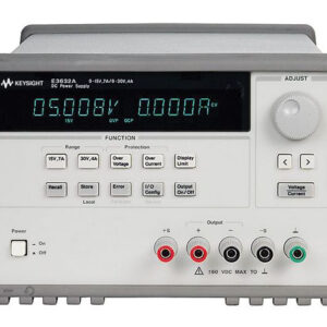 Bộ nguồn DC KEYSIGHT E3632A (,đầu ra đơn với 2 dải tùy chọn (15V/7A hoặc 30V/4A, 105/120W))