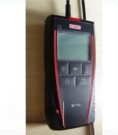 Máy đo tốc độ gió, lưu lượng gió KIMO VT110 5 Máy đo tốc độ gió, lưu lượng gió KIMO VT110 - Ảnh 2