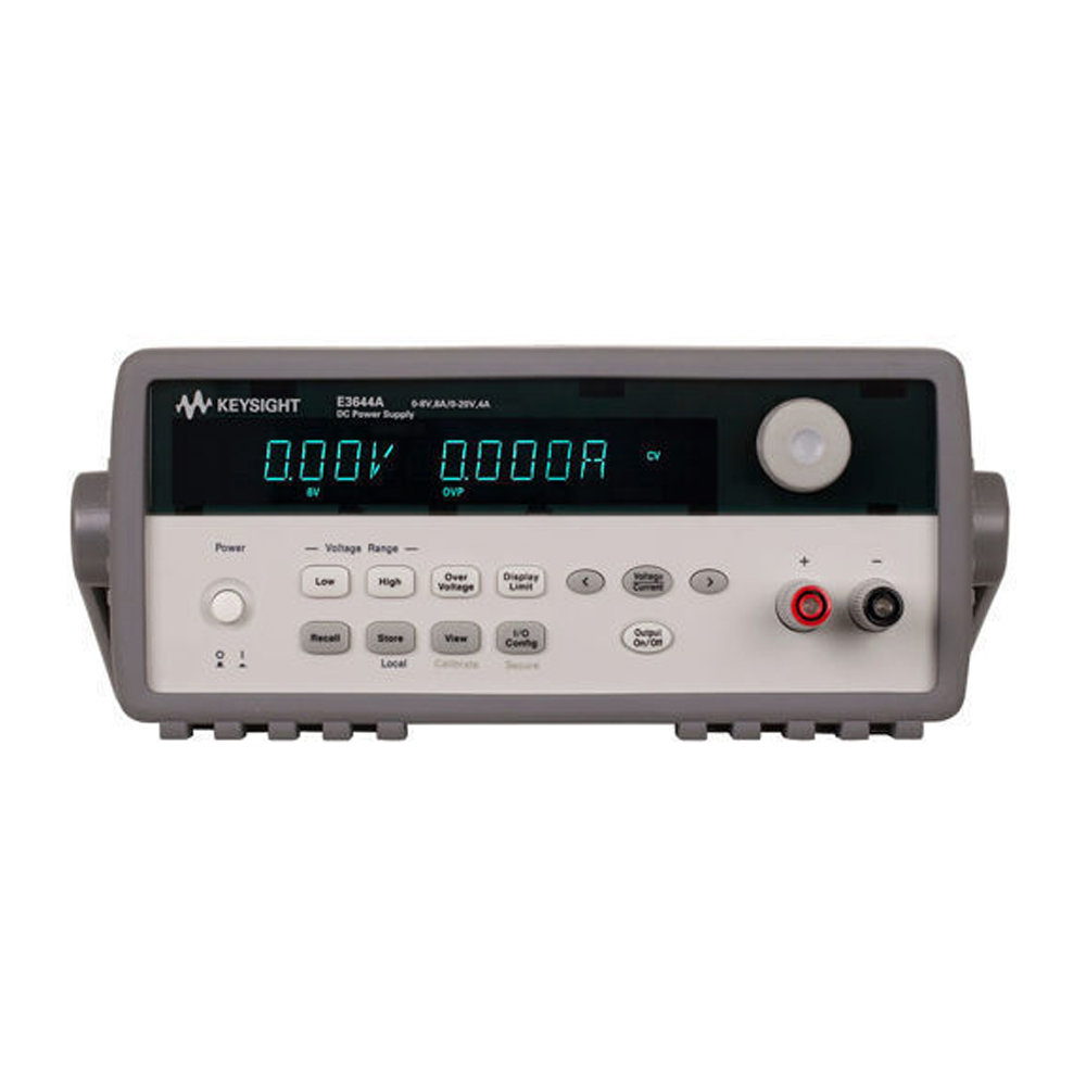 Bộ nguồn DC 1 đầu ra với 2 dải tùy chọn KEYSIGHT E3644A (0-8V/8A & 0-20V/4A, 80W)