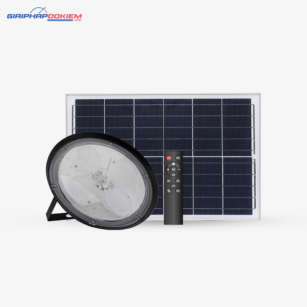 Đèn UFO năng lượng mặt trời đổi màu UFO01.SL.RF ĐM 150W 1 Đèn UFO năng lượng mặt trời đổi màu UFO01.SL.RF ĐM 150W