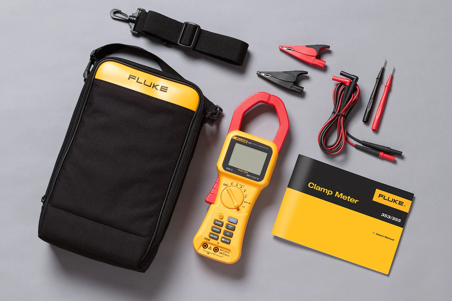 Ampe kìm FLUKE 355 (2000A; True RMS) 16 Ampe kìm FLUKE 355 (2000A; True RMS) - Ảnh 6
