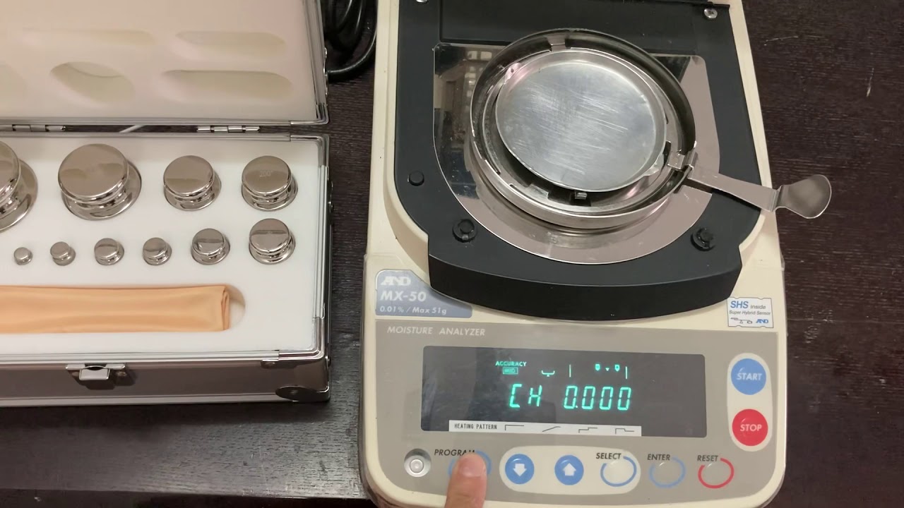 Cân Phân Tích Ẩm AND MS-70 13 Hướng dẫn sử dụng cân phân tích ẩm AND MS-70 đúng cách