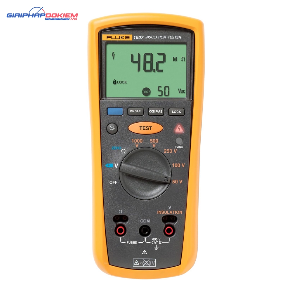 MÁY ĐO ĐIỆN TRỞ CÁCH ĐIỆN FLUKE 1507 (1000V, 10GΩ) 14 máy đo điện trở cách điện FLUKE 1507