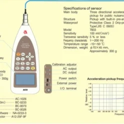 Máy đo độ rung môi trường lao động ACO 3233 (30dB to 119dB) 8 may do do rung moi truong lao dong aco 3233 30db to 119db 1