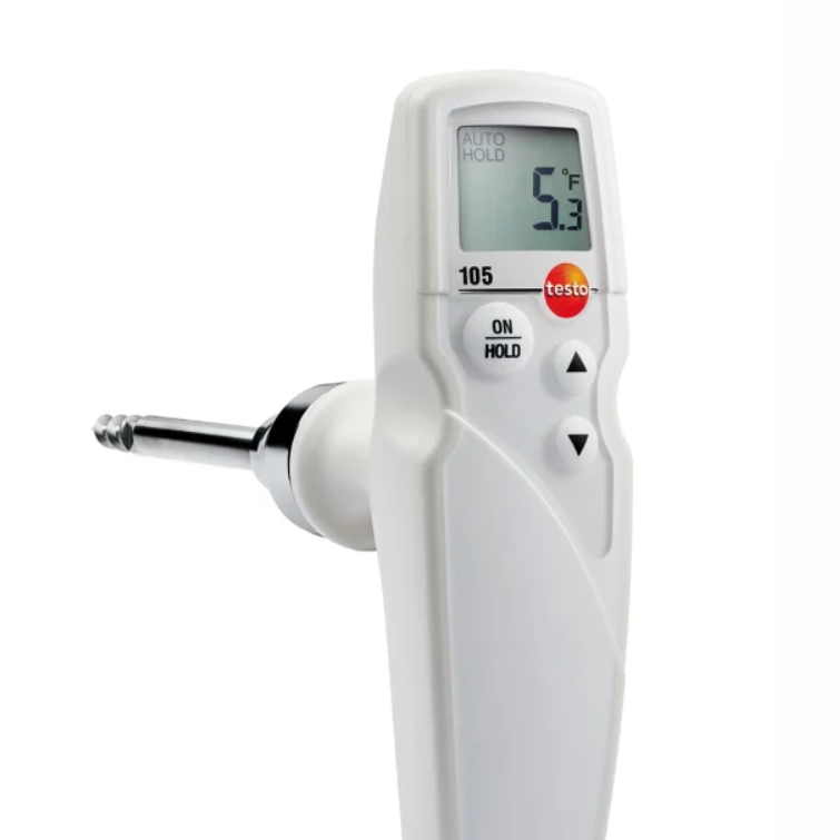 Máy đo nhiệt độ Testo 105 kèm đầu cảm biến thực phẩm đông lạnh