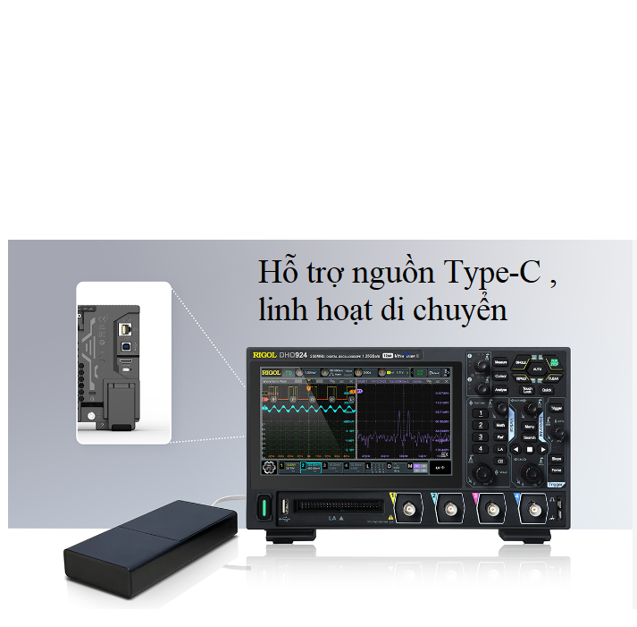 Máy hiện sóng kỹ thuật số Rigol DHO924 5 Máy hiện sóng kỹ thuật số Rigol DHO924 - Ảnh 2