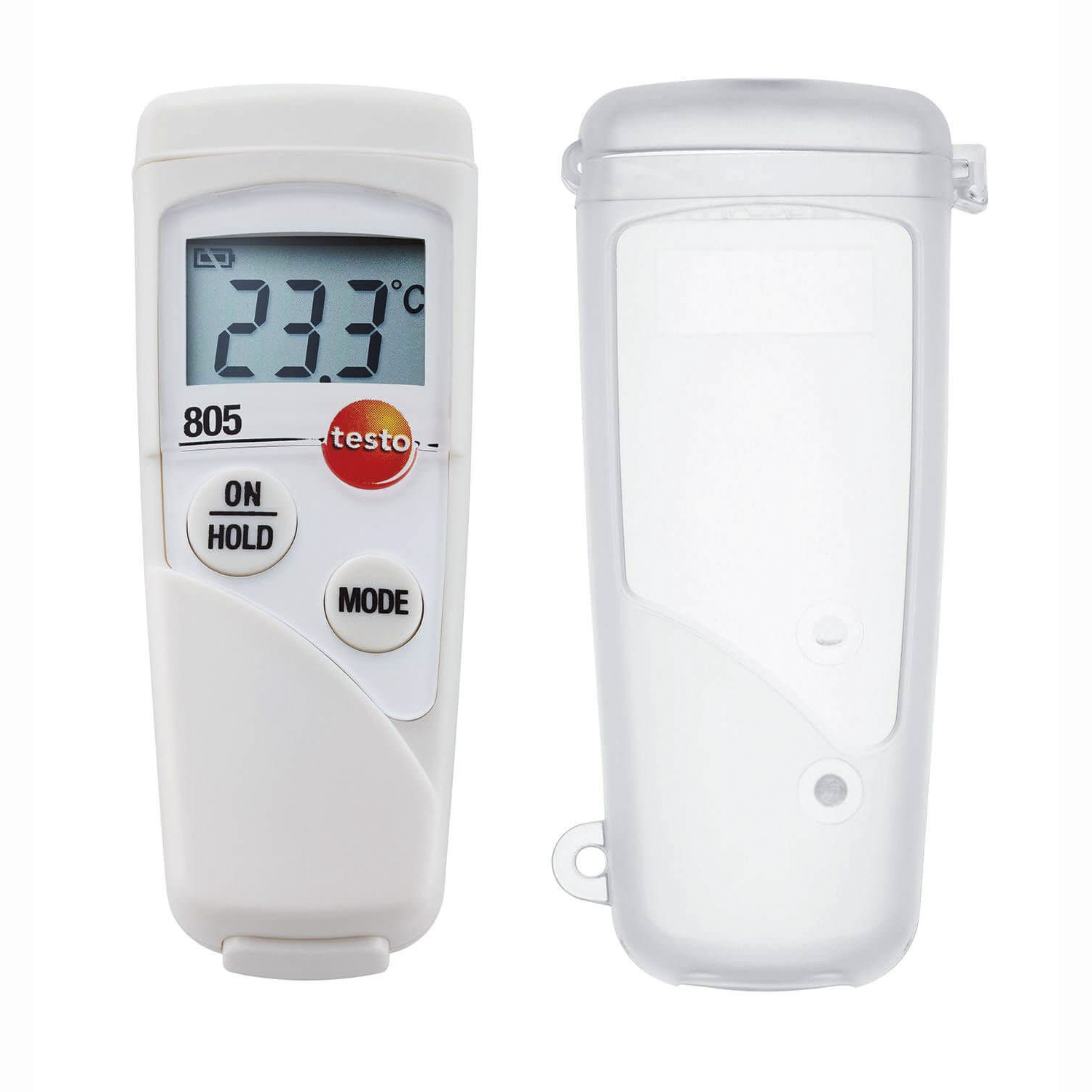 Nhiệt kế hồng ngoại Testo 805 với vỏ bảo vệ TopSafe Case