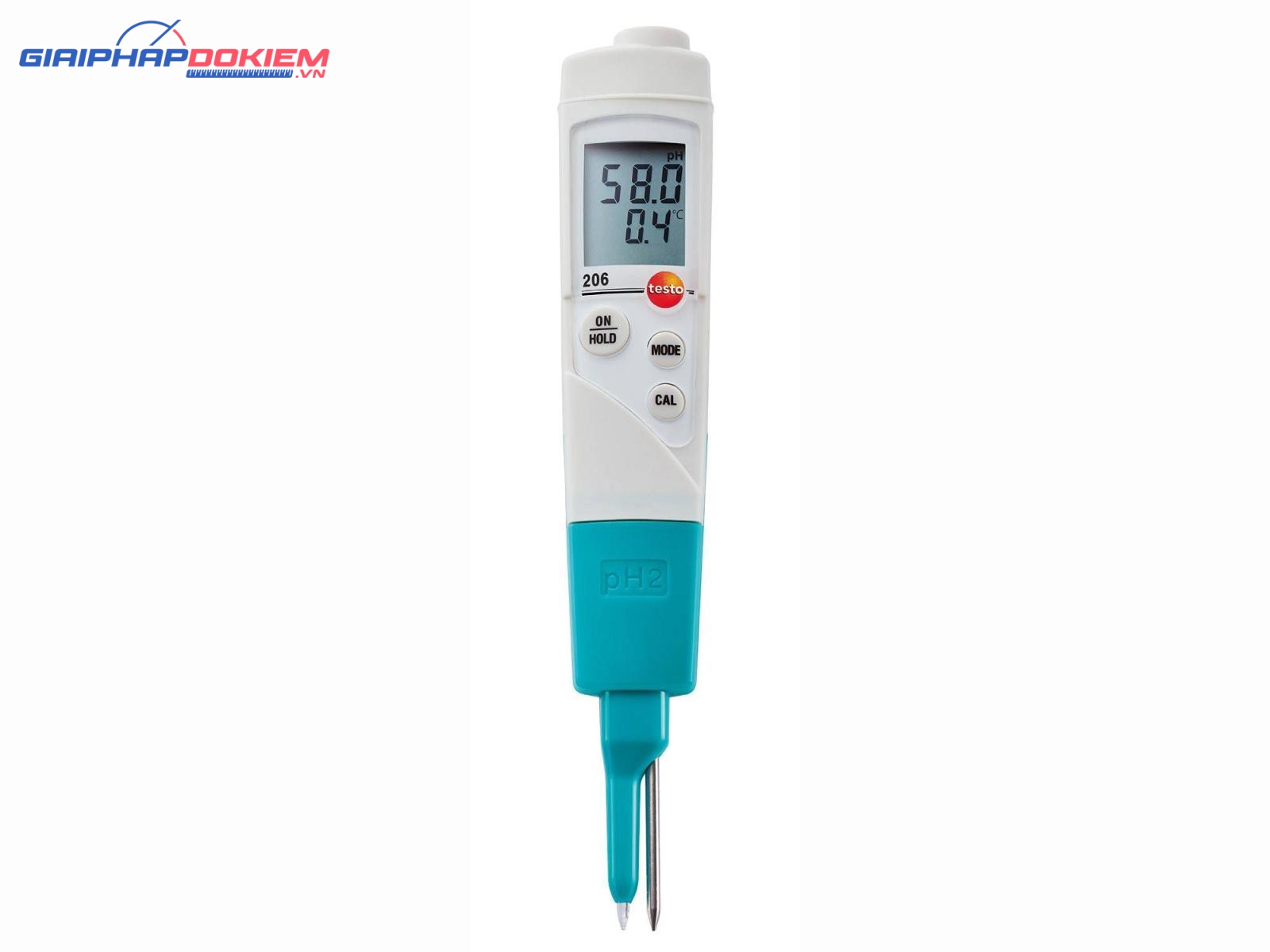 Bộ dụng cụ đo pH/nhiệt độ Testo 206 pH2 (0563 2066) 5 Bộ dụng cụ đo pH/nhiệt độ Testo 206 pH2 (0563 2066)