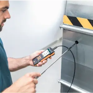 Đầu đo tốc độ gió/nhiệt độ/áp suất Testo 0635 1032 (0~30 m/s) 8 testo 440 0635 1032 hot wire probe incl temperature sensor fixed cable v3 de