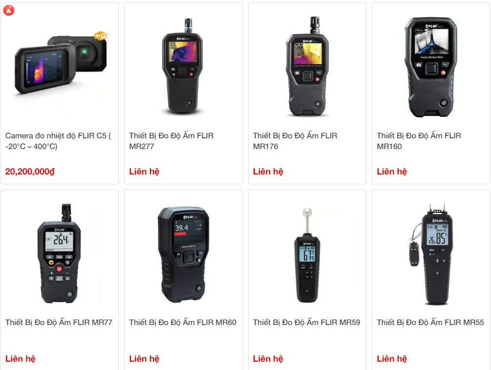 Tìm hiểu về thương hiệu Flir - Hãng thiết bị đo lường uy tín của Mỹ 12 Các sản phẩm của hãng do Giải Pháp Đo Kiểm cung cấp