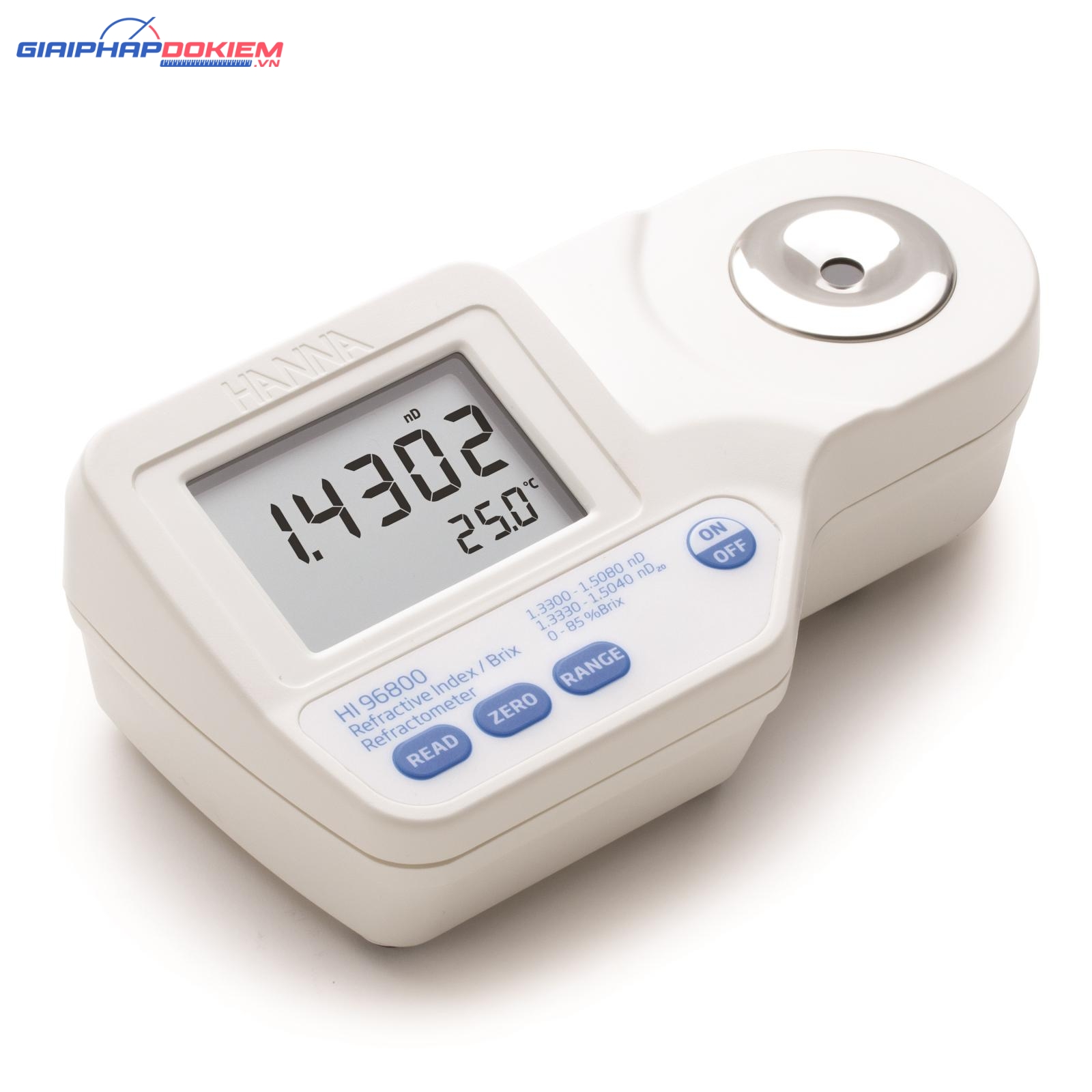 Máy đo Khúc Xạ Kế Đo Độ Ngọt Brix Và Chỉ Số Khúc Xạ HANNA HI96800 4 Máy đo Khúc Xạ Kế Đo Độ Ngọt Brix Và Chỉ Số Khúc Xạ HANNA HI96800