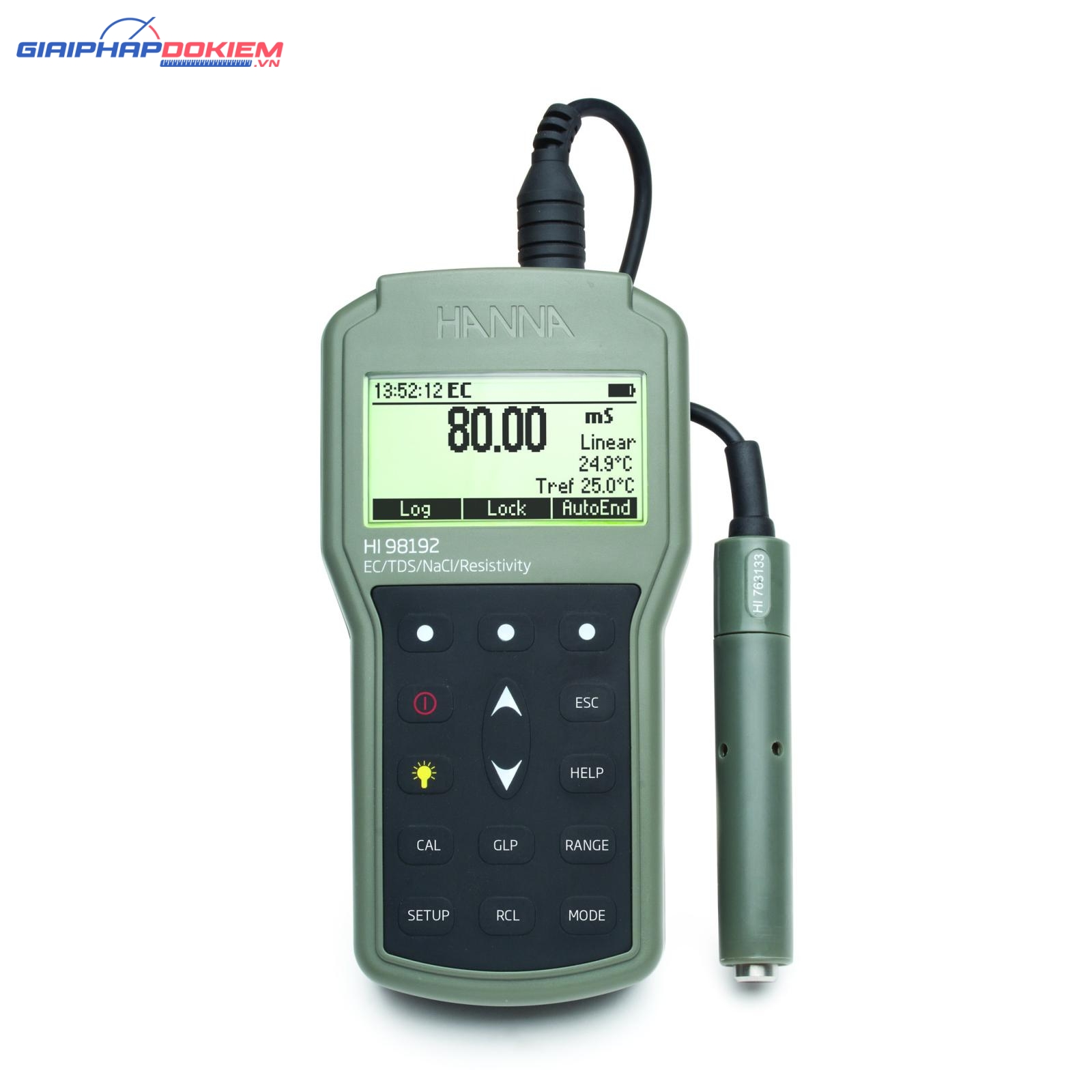 Máy Đo EC/TDS/Trở Kháng/Độ Mặn/Nhiệt Độ HANNA HI98192 6 Máy Đo EC/TDS/Trở Kháng/Độ Mặn/Nhiệt Độ HANNA HI98192
