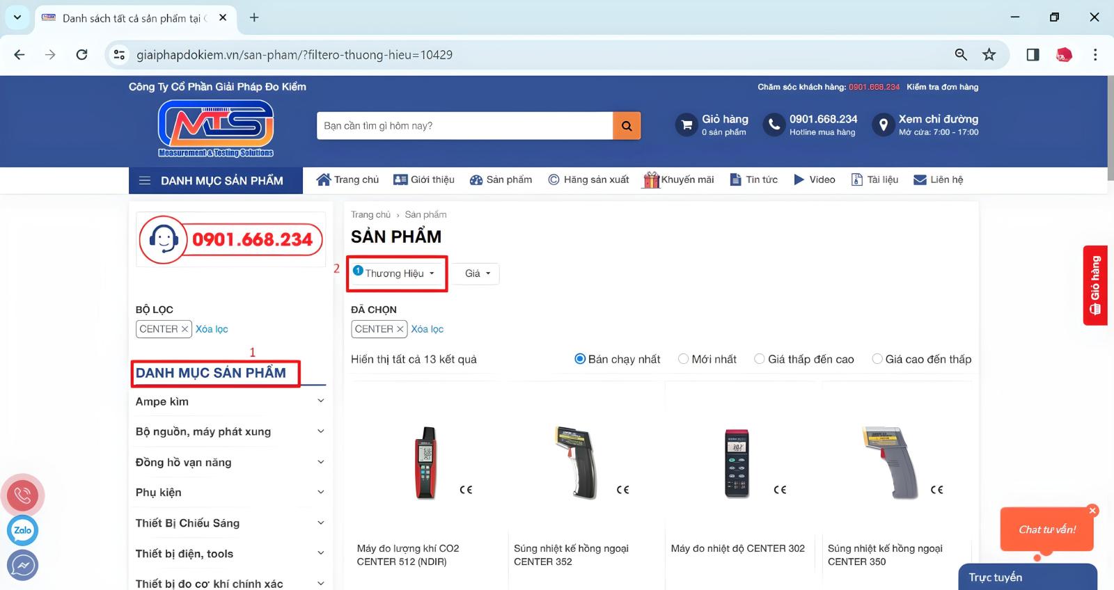 5 Lý Do Nên Chọn Đại Lý CENTER Việt Nam - Giải Pháp Đo Kiểm 12 Tìm kiếm và lựa chọn sản phẩm phù hợp