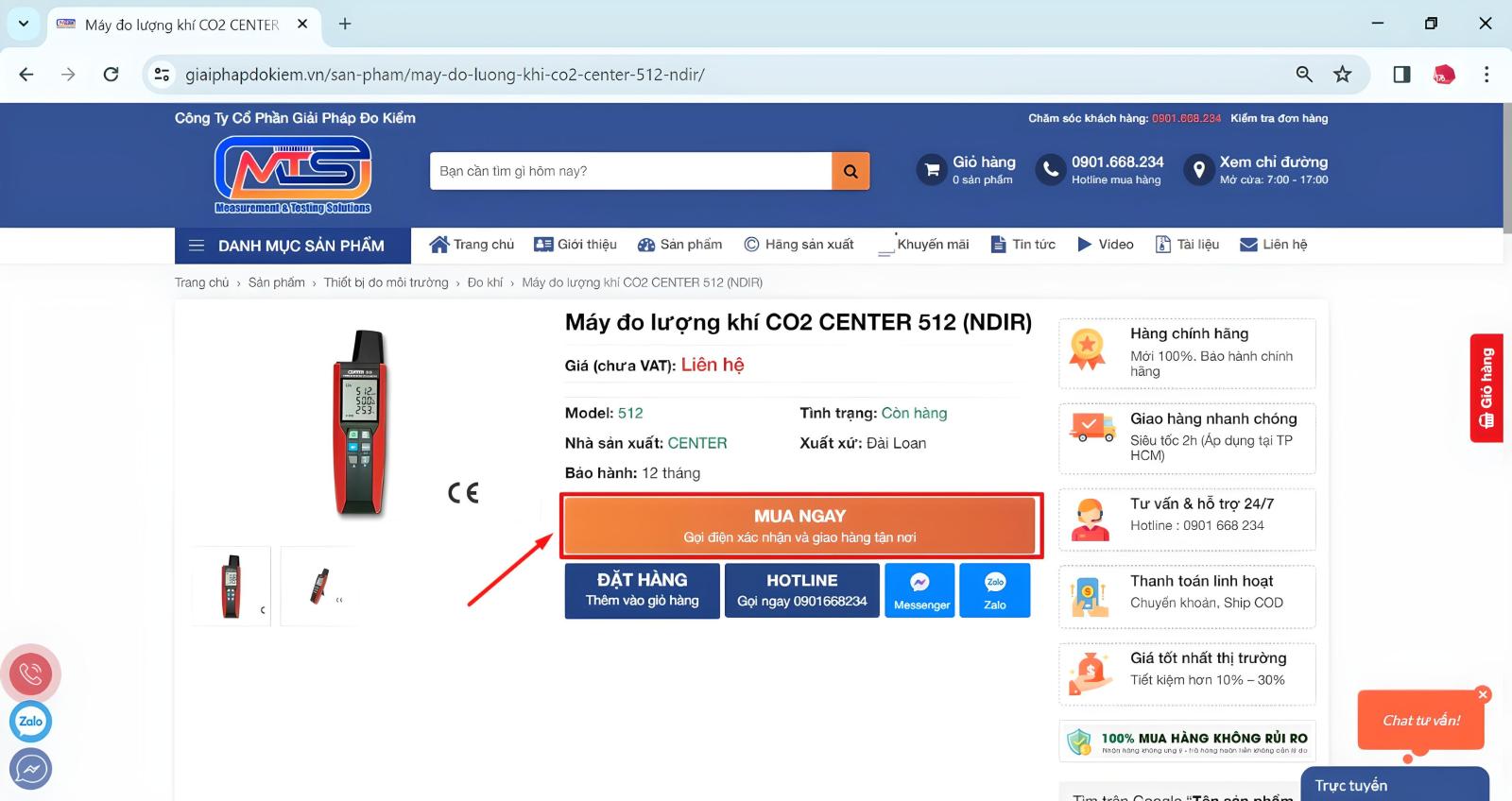 5 Lý Do Nên Chọn Đại Lý CENTER Việt Nam - Giải Pháp Đo Kiểm 13 Xem các thông tin về sản phẩm muốn mua